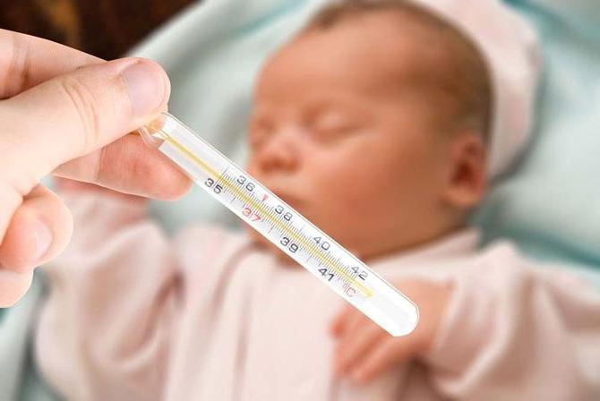 where to measure the temperature of infants
