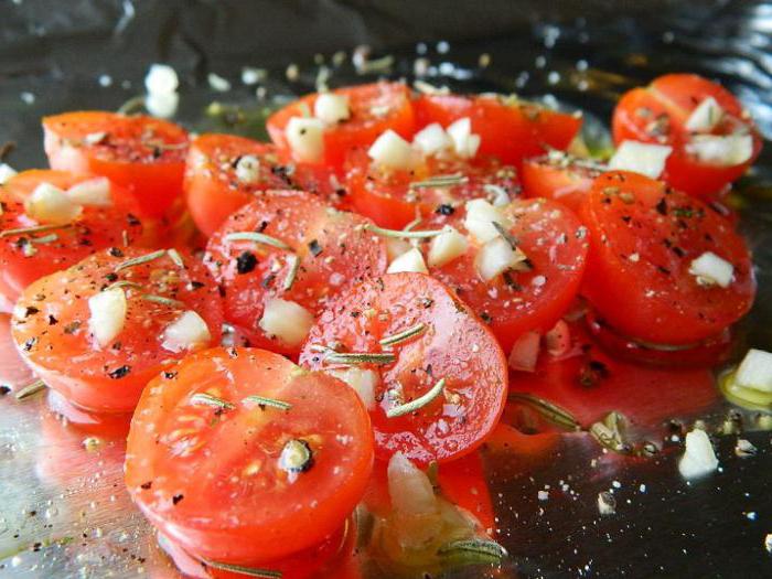 tomates ежики con el ajo en el invierno los clientes