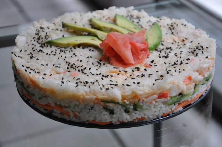 sushi cake