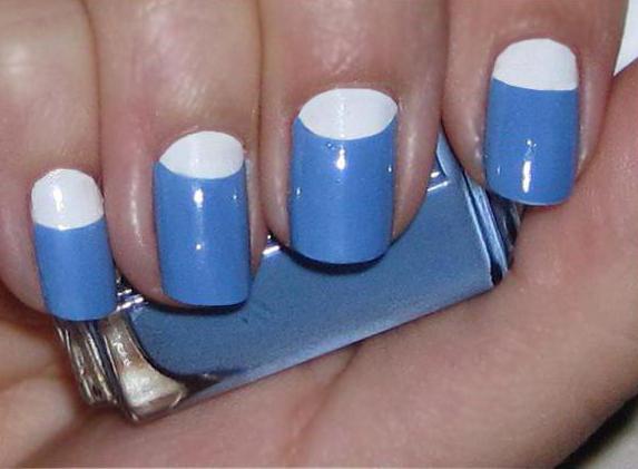 beautiful and easy manicure on short nails