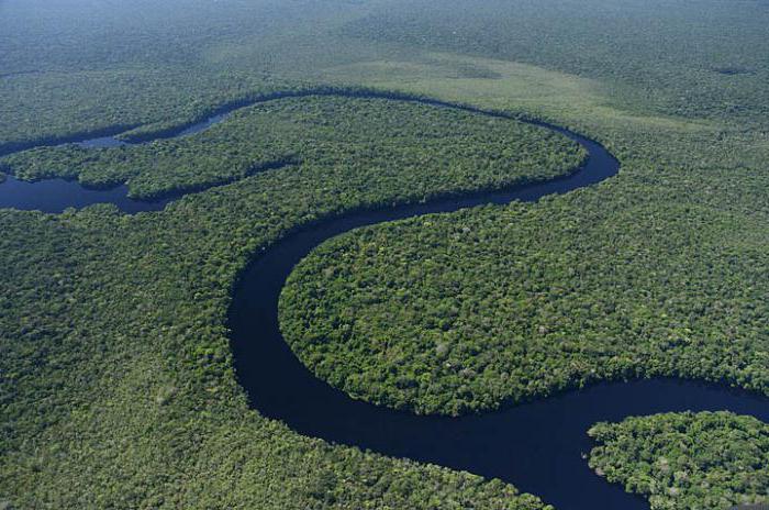 Висота Анд щодо Амазонської низовини