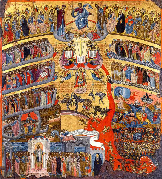 icon of the last judgment