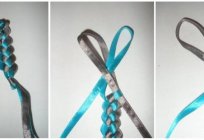 How to make baubles from ribbons with their hands