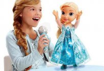 Popular with little princesses doll: Elsa from 