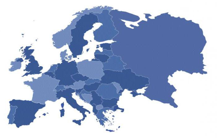 las subregiones de europa