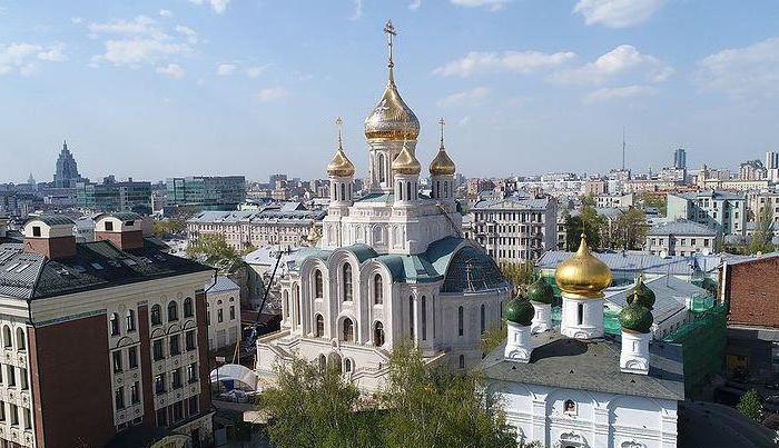 Сретенский mosteiro de abertura do novo templo