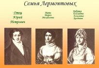 What was the name of the grandmother of Lermontov? The woman in the life of the poet