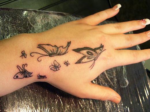 Tattoo-Designs für Mädchen auf dem arm