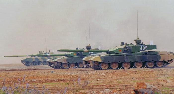 chinês tanques