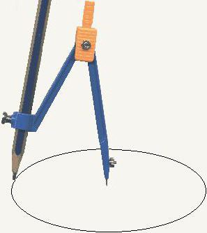 How to draw the ellipse compass