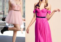 粉红色的连衣裙:附件、照片、穿什么