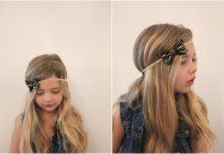 Зачіски з бантами для дівчаток на довге волосся