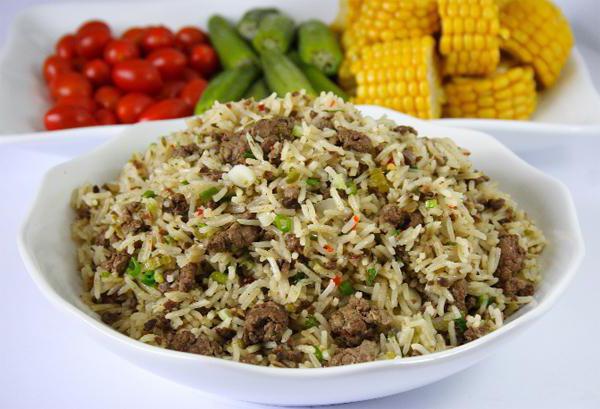 how to cook rice with minced meat in multivarka