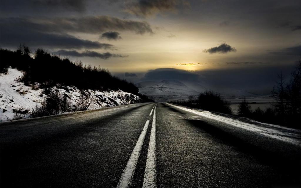 longa estrada de inverno