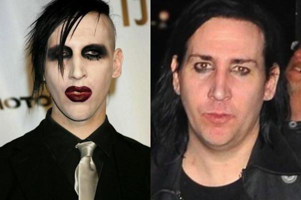 looks like Marilyn Manson without makeup