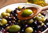 The caloric content of olives