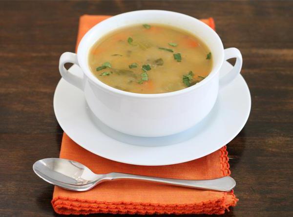 Rezept-Suppe mit Hirse bäuerlichen