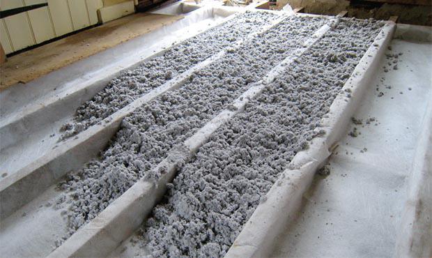 to insulate with cellulose wool