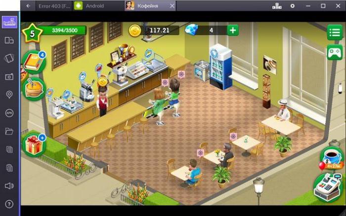 coffee Bavarian in the game coffee shop