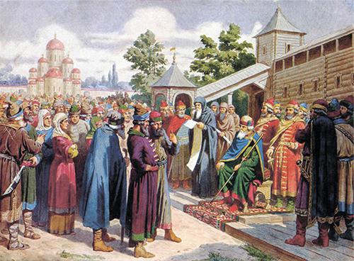 全盛期の古代ロシア国立のYaroslavのワイズ