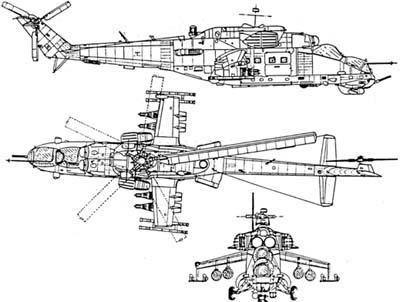 军用直升机mi24