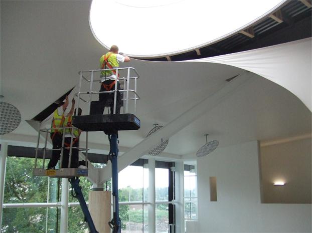 a tool for the installation of suspended ceilings