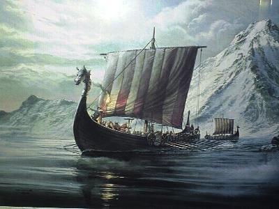 драккары de madeira navios viking