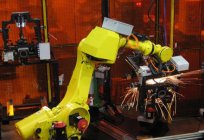 Industrieroboter. Roboter in der Produktion. Automaten-Roboter