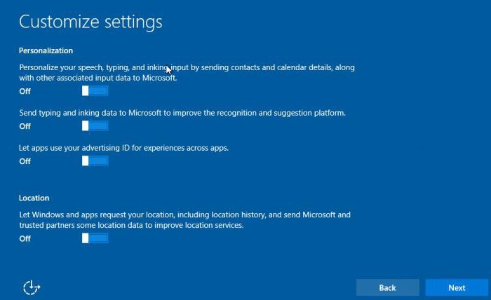 windows 10 sugerencias para el ajuste de