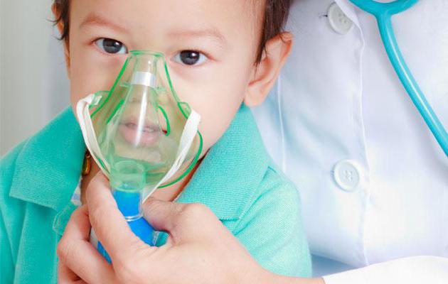 Inhalacji przy katarze dzieci w 2 roku