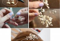 Master class how to make a headband with stones and rhinestones
