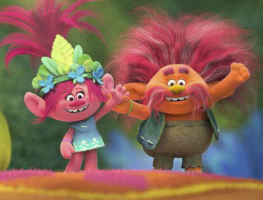 the names of the trolls from the movie