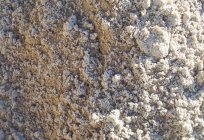 The types of sand and their characteristics, production and application