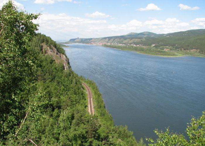 afluente do rio yenisei