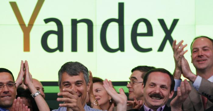 Yandex o motor de busca padrão