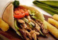 Lezzetli shawarma ev: yemek tarifi