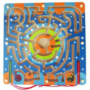 Spielzeug Holz-Labyrinth