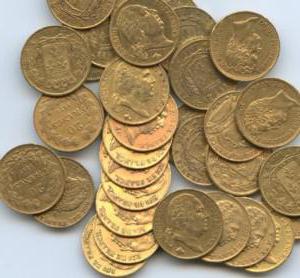 француз алтын монетасы