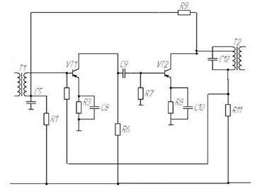 circuito generador de alta frecuencia el esquema de la
