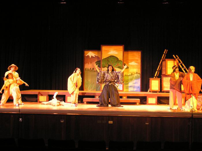 tradicional japonés teatro