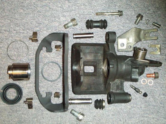 repair kit, brake caliper rear