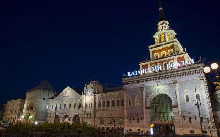 莫斯科喀山火车火车站沃怎么得到
