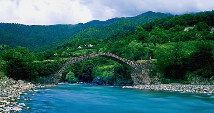 schöne Orte Abchasien Foto