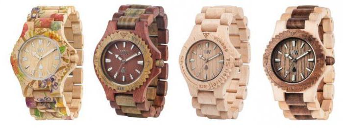 дерев'яні годинники наручні wewood