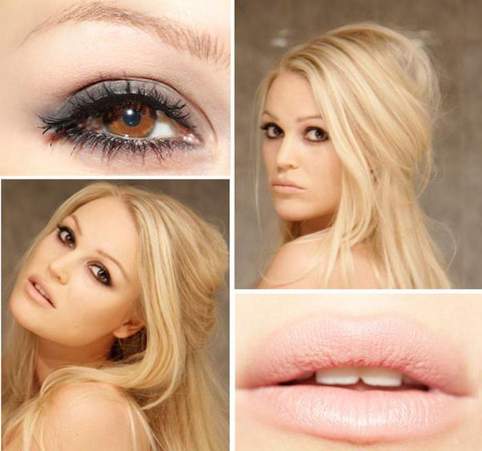 make-up für braune Augen mit blonden Haaren