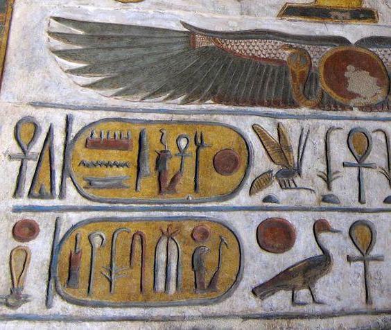 Hieroglyphen ägyptens