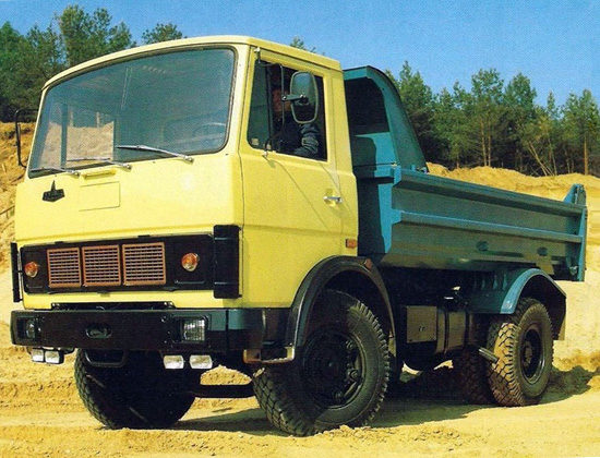 maz 5551 camión de 1987,