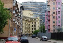 Onde está o mais curto de rua de Moscou