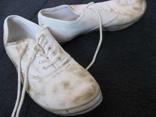 如何清洁白鞋布