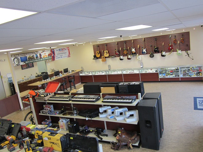Pawn shops take not only gold, but also household appliances, musical instruments and other